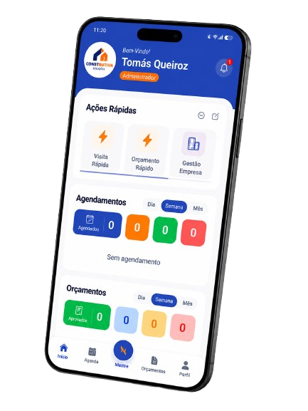 App móvel AgentX